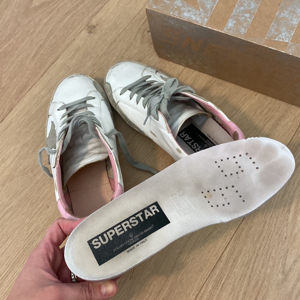 Golden Goose Superstar White & Pink - Picture 8 of 11